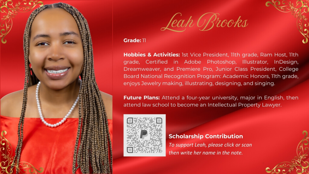 Please meet GAC Jabberwock Participant Leah Brooks! Click or scan the QR code to support Leah.