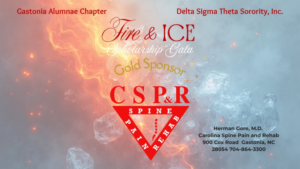 GAC Fire & Ice Scholarship Gala Gold Sponsor, Carolina Spine Pain Rehab and Dr. Herman Gore